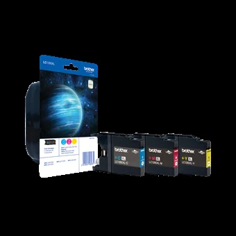 Brother Original LC1280XL Rainbow Pack Ink Cartridges (C/M/Y)