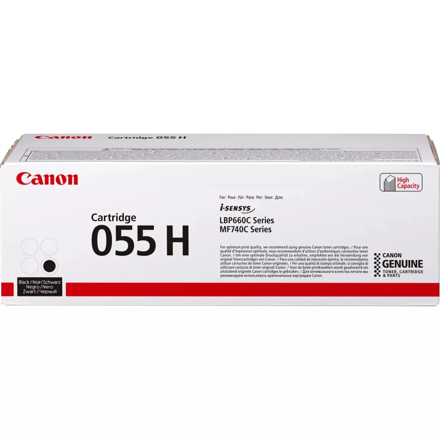 Canon 055 H High Yield Black Toner Cartridge- 3020C002