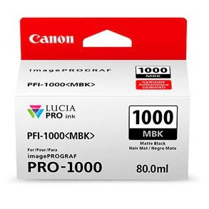 Canon PFI-1000MBK Matte Black Printer Ink Cartridge