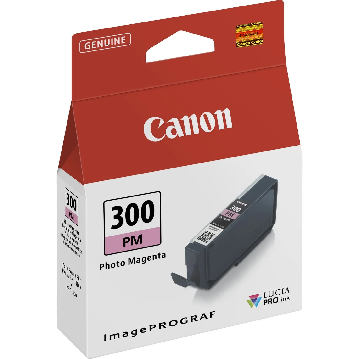 Canon PFI-300PM Photo Magenta Printer Ink Cartridge - 4198C001
