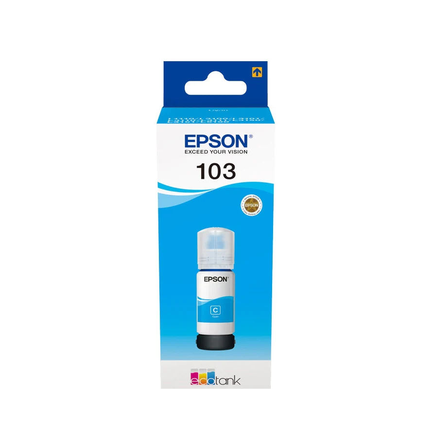 Epson 103 Cyan Ink Bottle - C13T00S24A10
