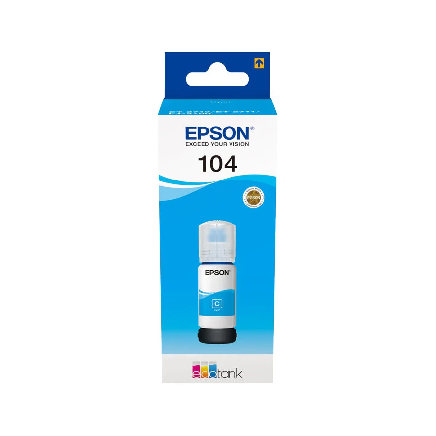 Epson 104 Ecotank Ink - Cyan