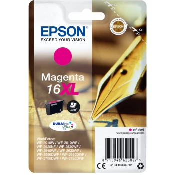 Epson Original T1633 Series Pen & Crossword Magenta Ink Cartridge 6.5ml