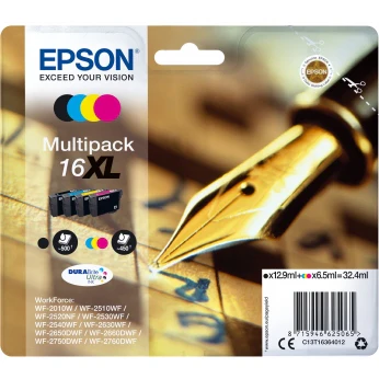 Epson Original T1636 Series Pen & Crossword Multipack Ink Cartridges XL