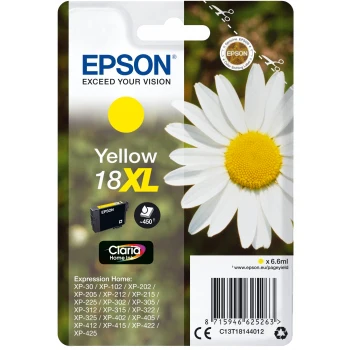 Epson Original T18 XL Yellow Inkjet Cartridge (Daisy)