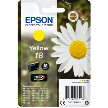 Epson Original T18 Yellow Inkjet Cartridge (Daisy)