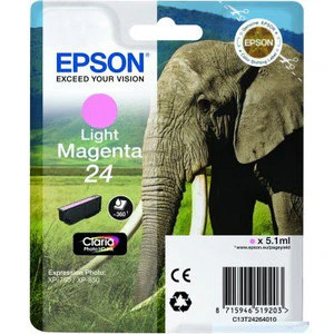 Epson Original T24 Light Magenta Claria Photo HD Ink