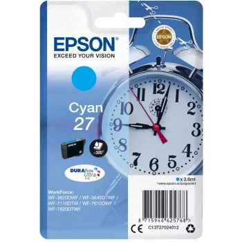 Epson Original T27 Cyan Durabrite Ultra Ink