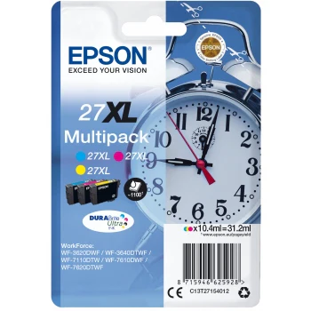 Epson Original T27XL 3-Colour Multipack Durabrite inks