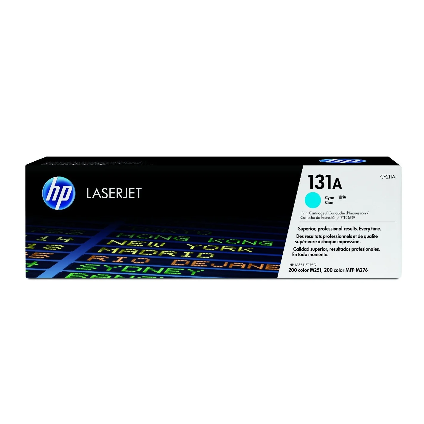 HP 131A Cyan Original LaserJet Toner Cartridge Page Yield 1800 (P/N CF211A)