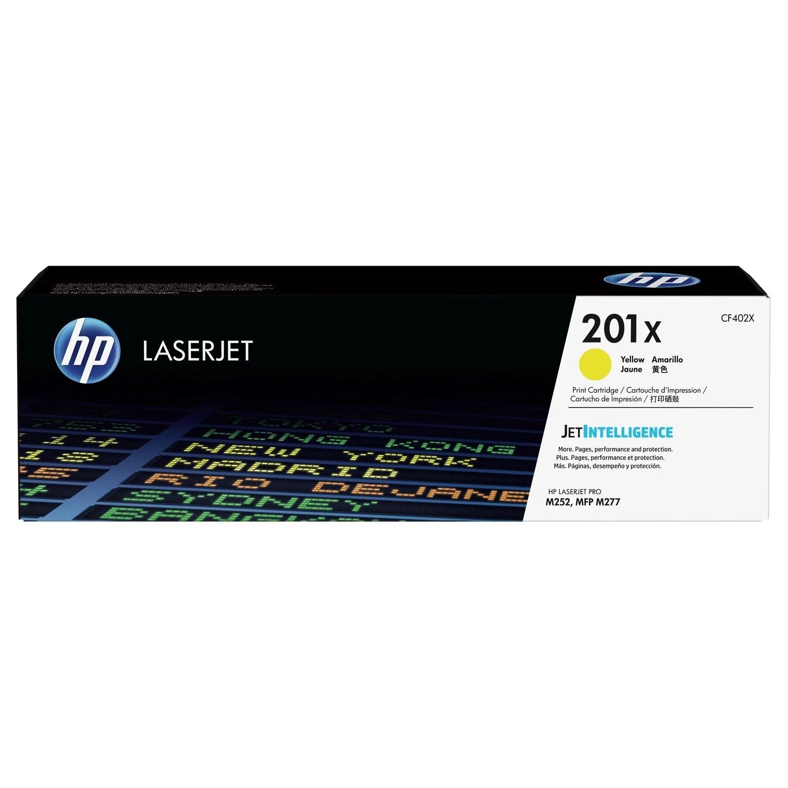 HP 201X High Yield Yellow Original LaserJet Toner Cartridge - CF402X