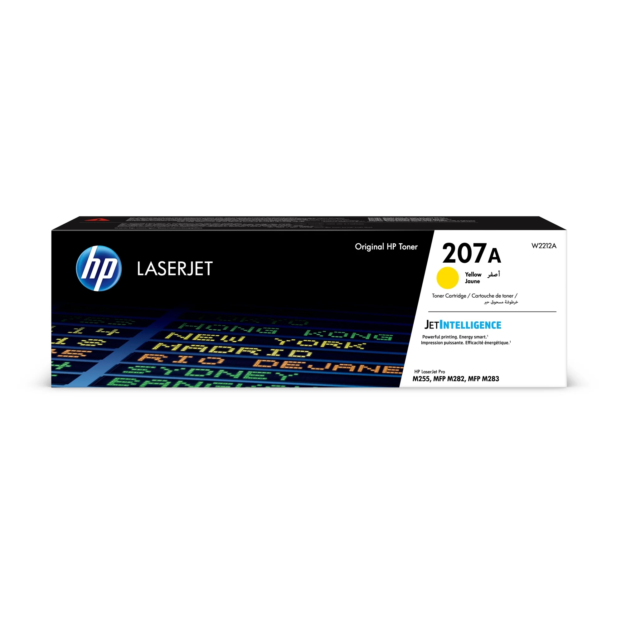 HP 207A Yellow Original LaserJet Toner Cartridge - W2212A