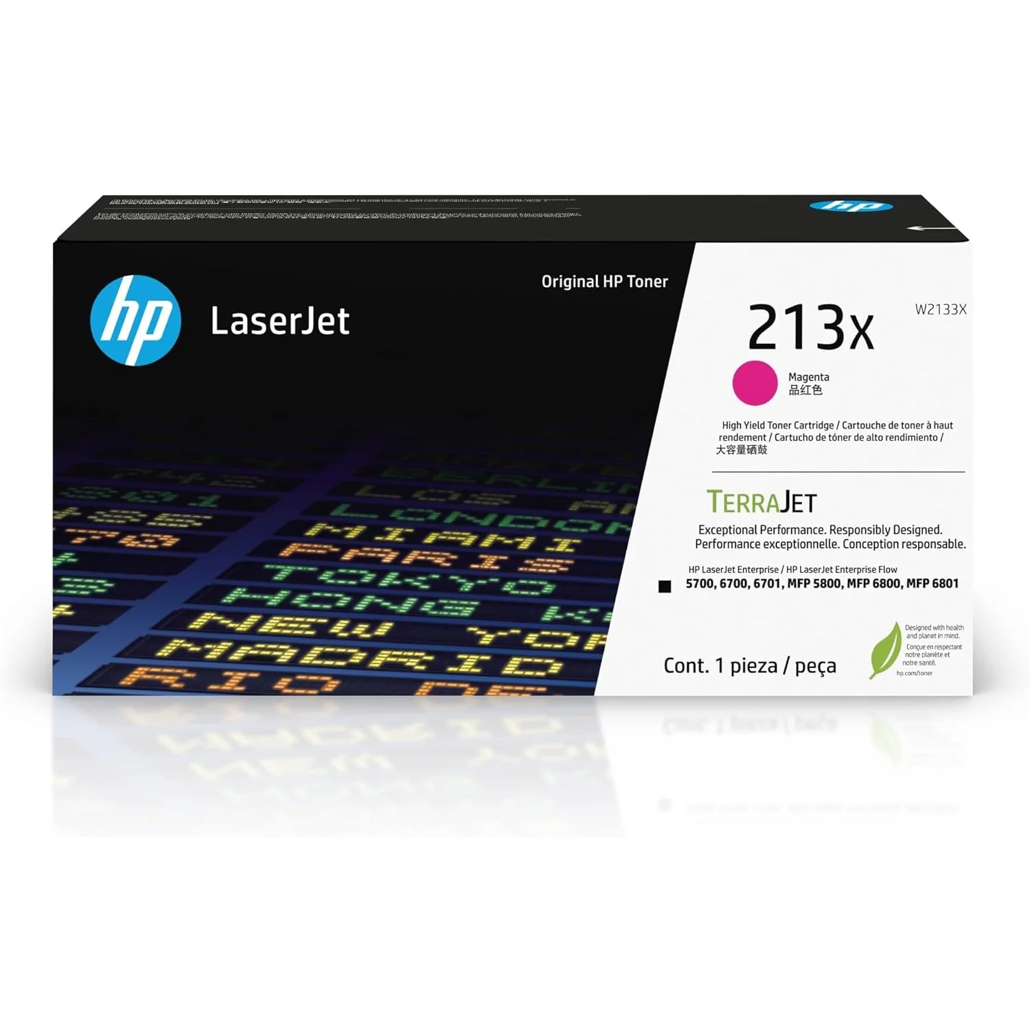 HP 213X Magenta Original Toner Cartridge W2133X