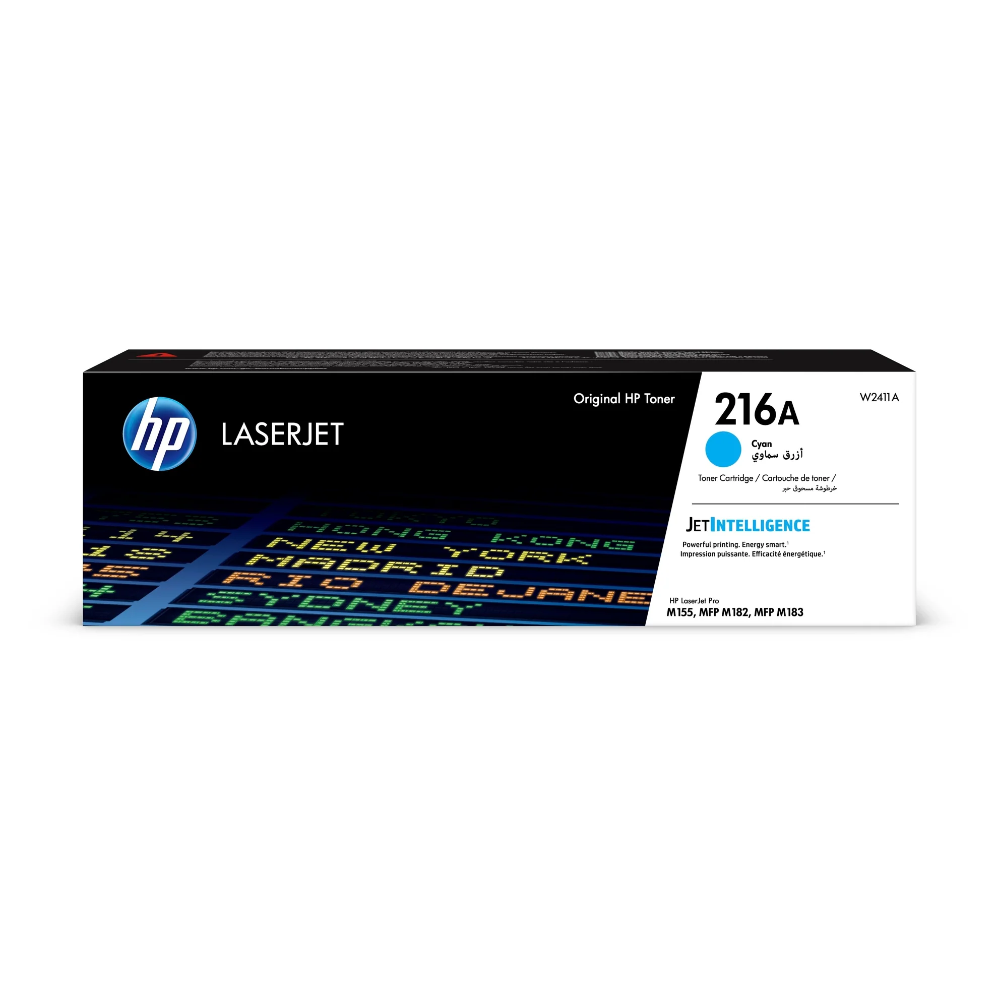 HP 216A Cyan Original LaserJet Toner Cartridge Page Yield 850 (W2411A)