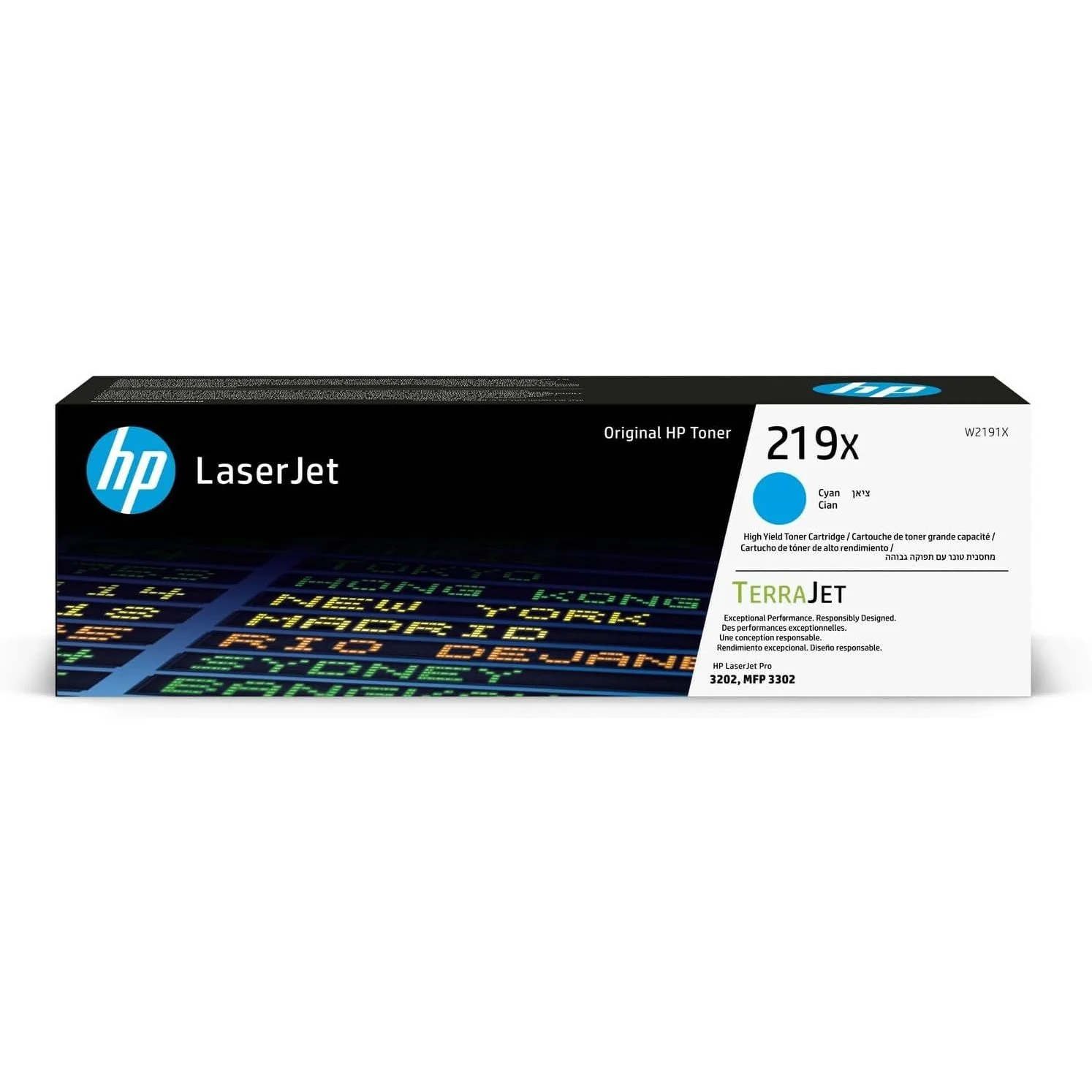 HP 219X High Yield Original Cyan Toner cartridge