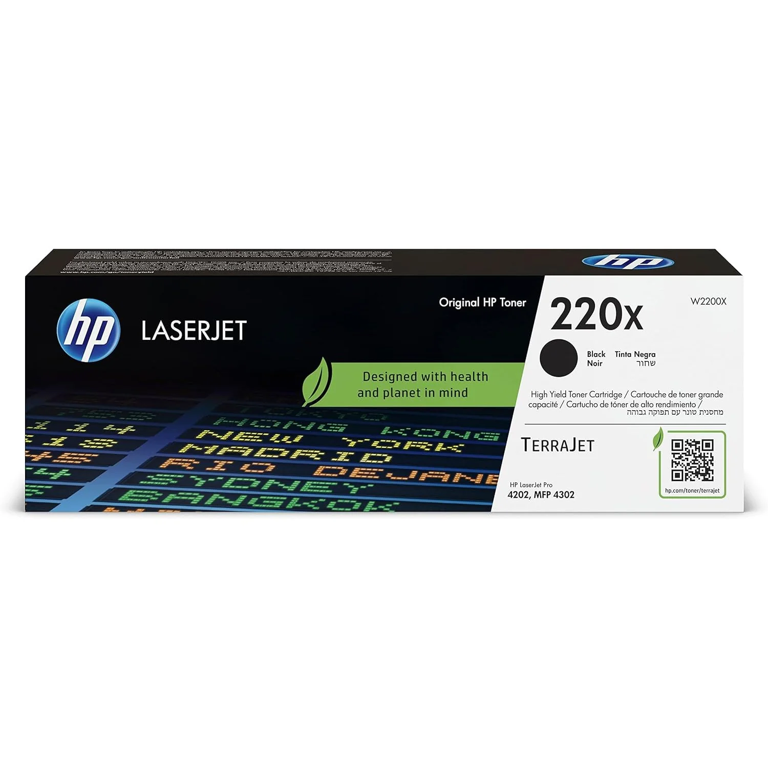 HP 220X Black Original Toner Cartridge W2200X