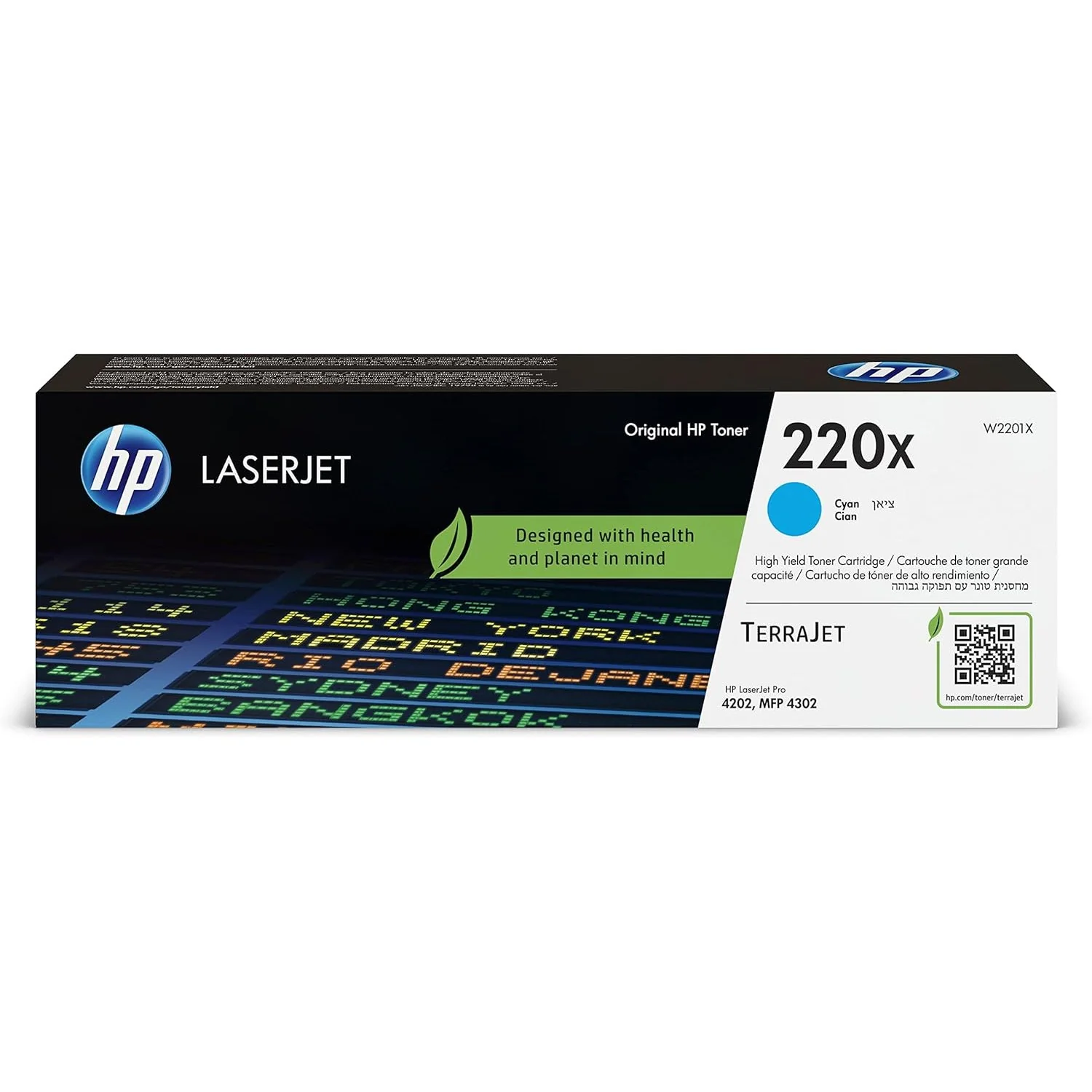 HP 220X Original Cyan Toner Cartridge