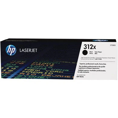 HP 312X High Yield Black Original LaserJet Toner Cartridge - CF380X
