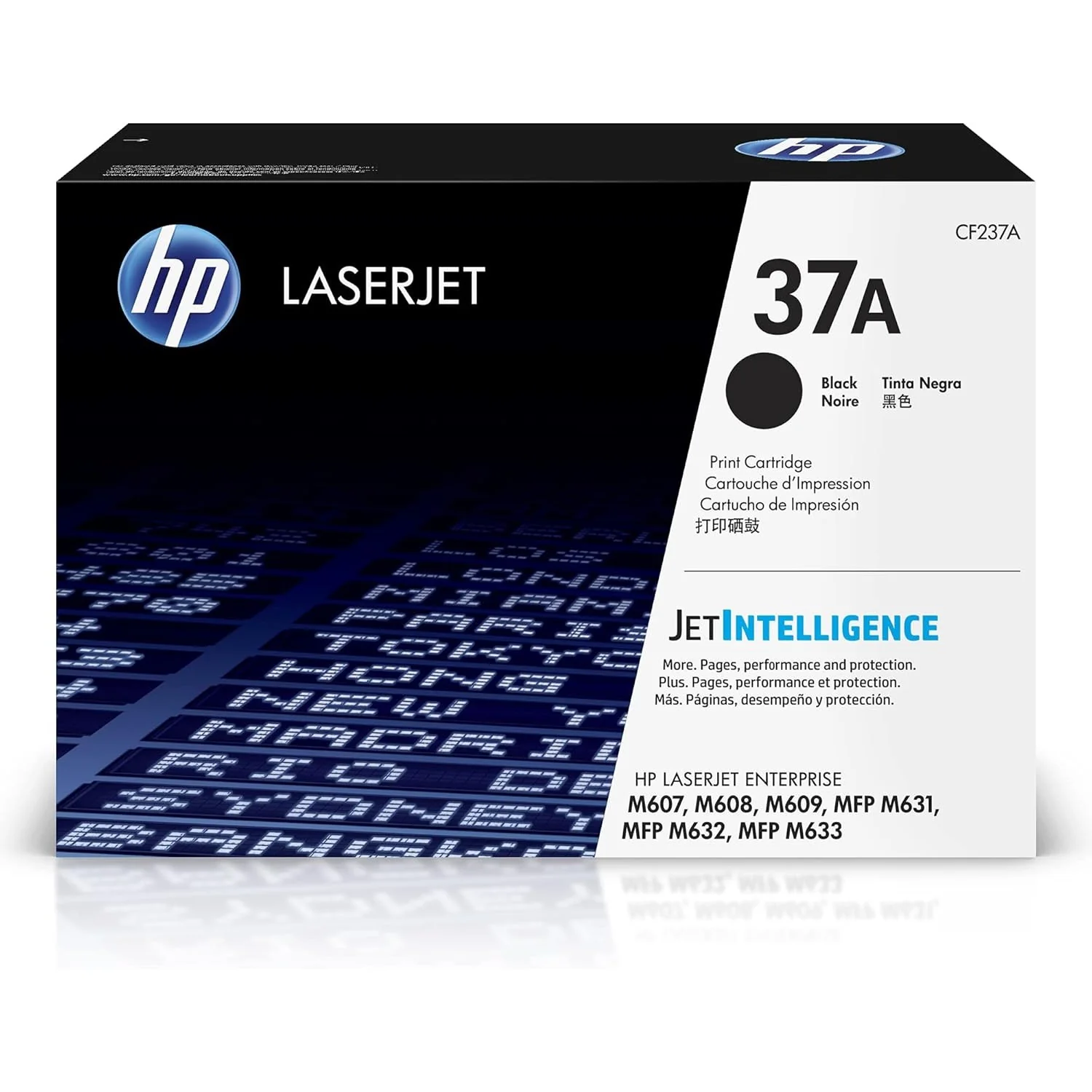 HP 37A Black original LaserJet toner cartridge (CF237A)