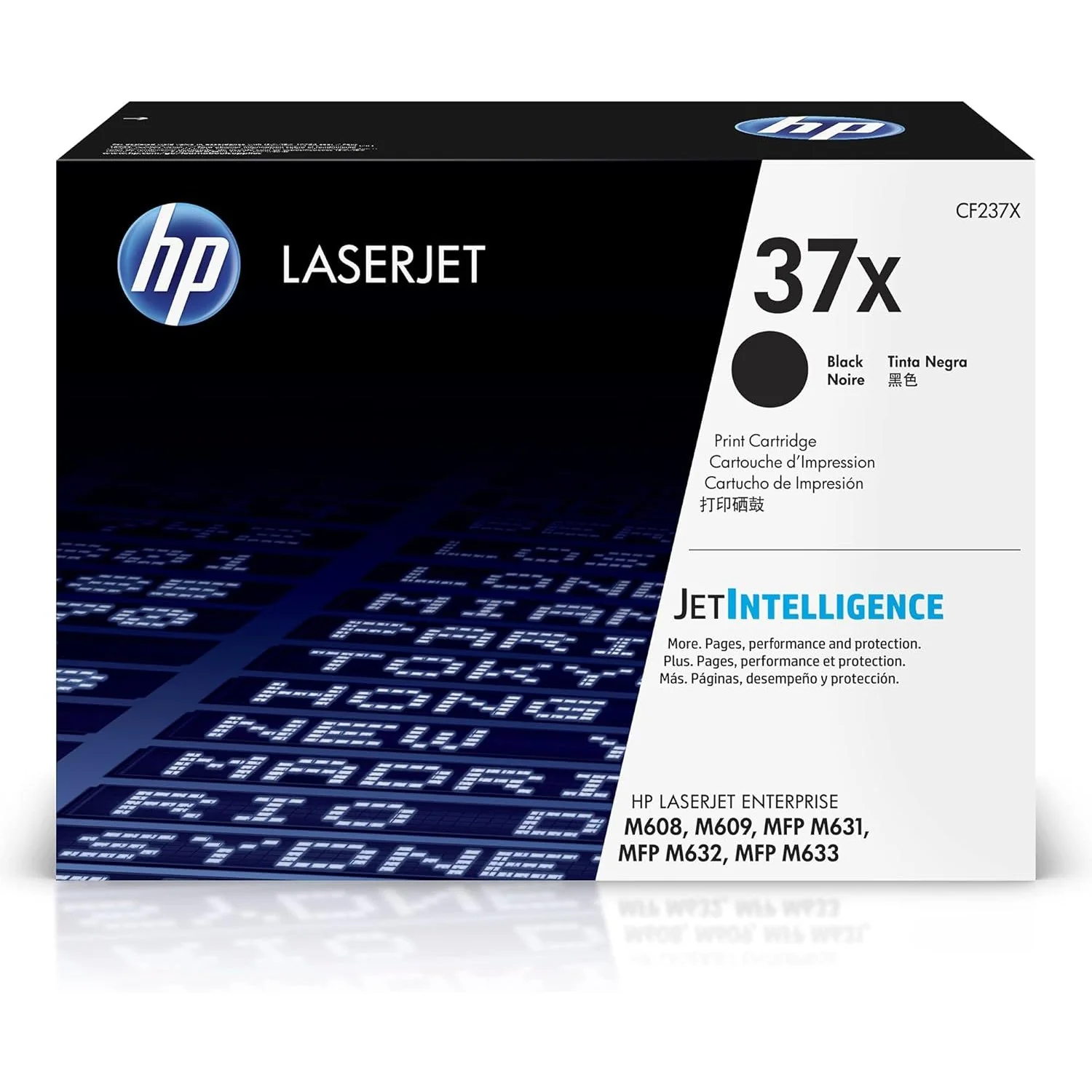 HP 37X High Yield black original LaserJet toner cartridge (CF237X)