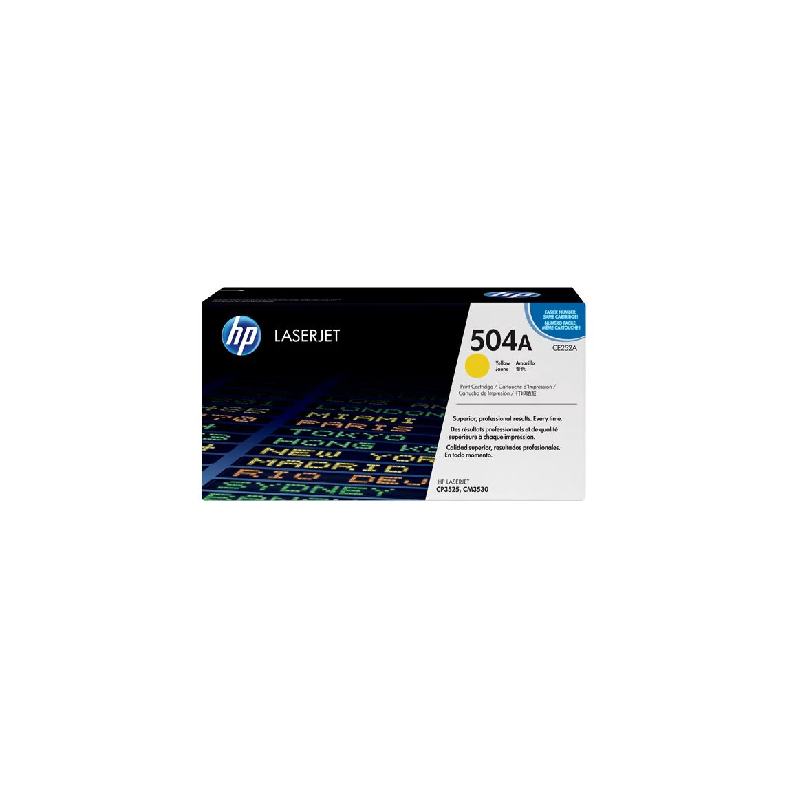 HP 504A Yellow Original LaserJet Toner Cartridge Page Yield 7000  (CE252A)