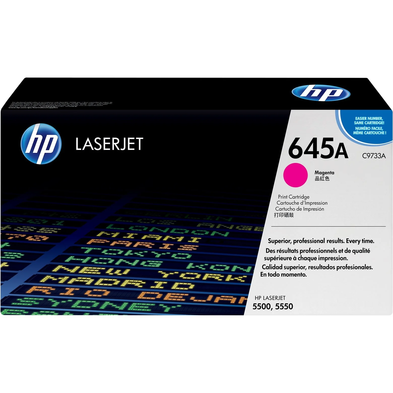 HP 645A Magenta Original LaserJet Toner Cartridge Page Yield 12K (C9733A)