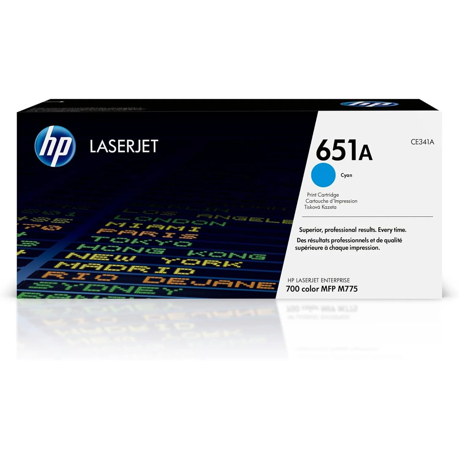 HP 651A Original LaserJet Toner Cartridge, Cyan, Single Pack