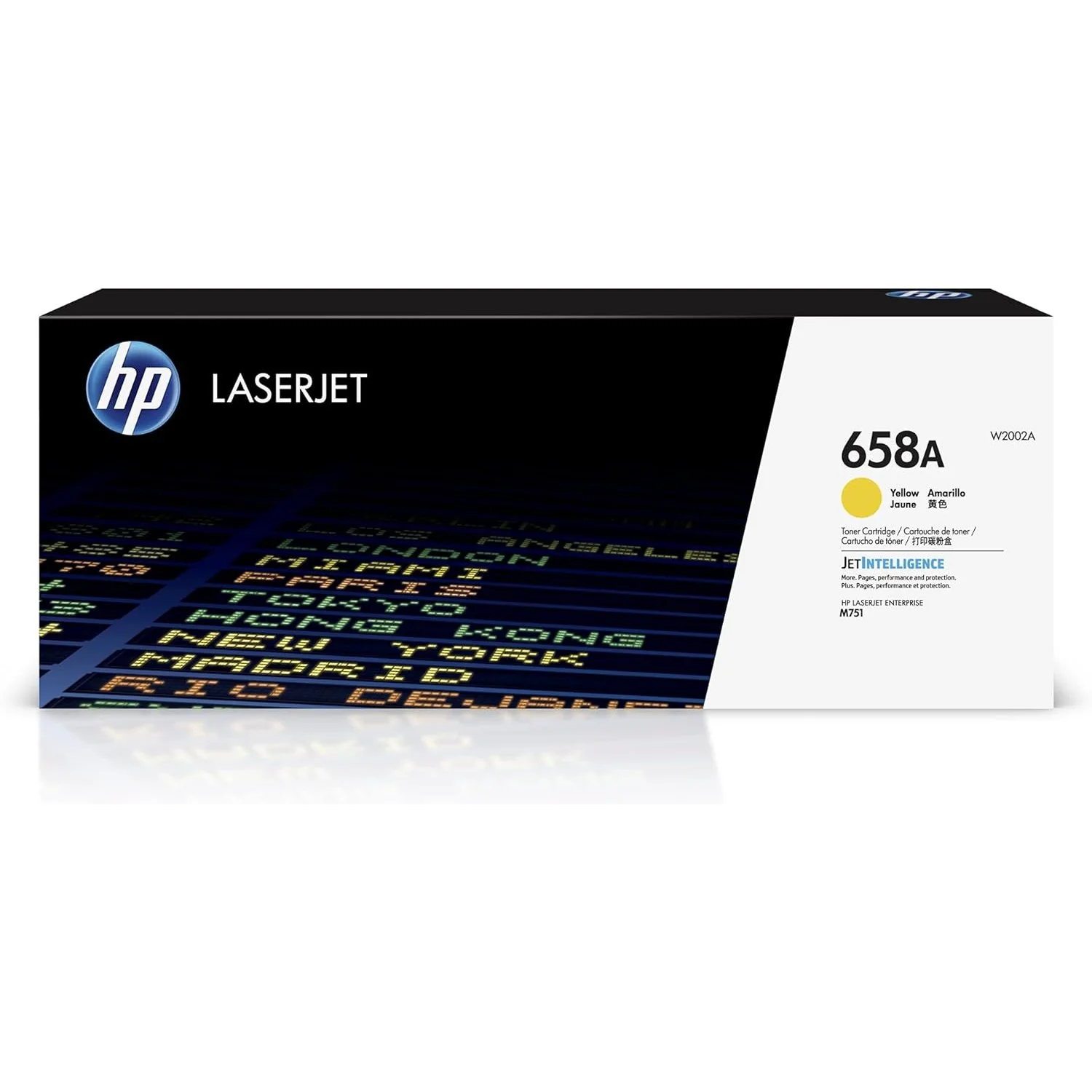 HP 658A  Yellow original LaserJet toner cartridge