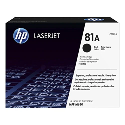 HP 81A Black Original LaserJet Toner Cartridge - CF281A