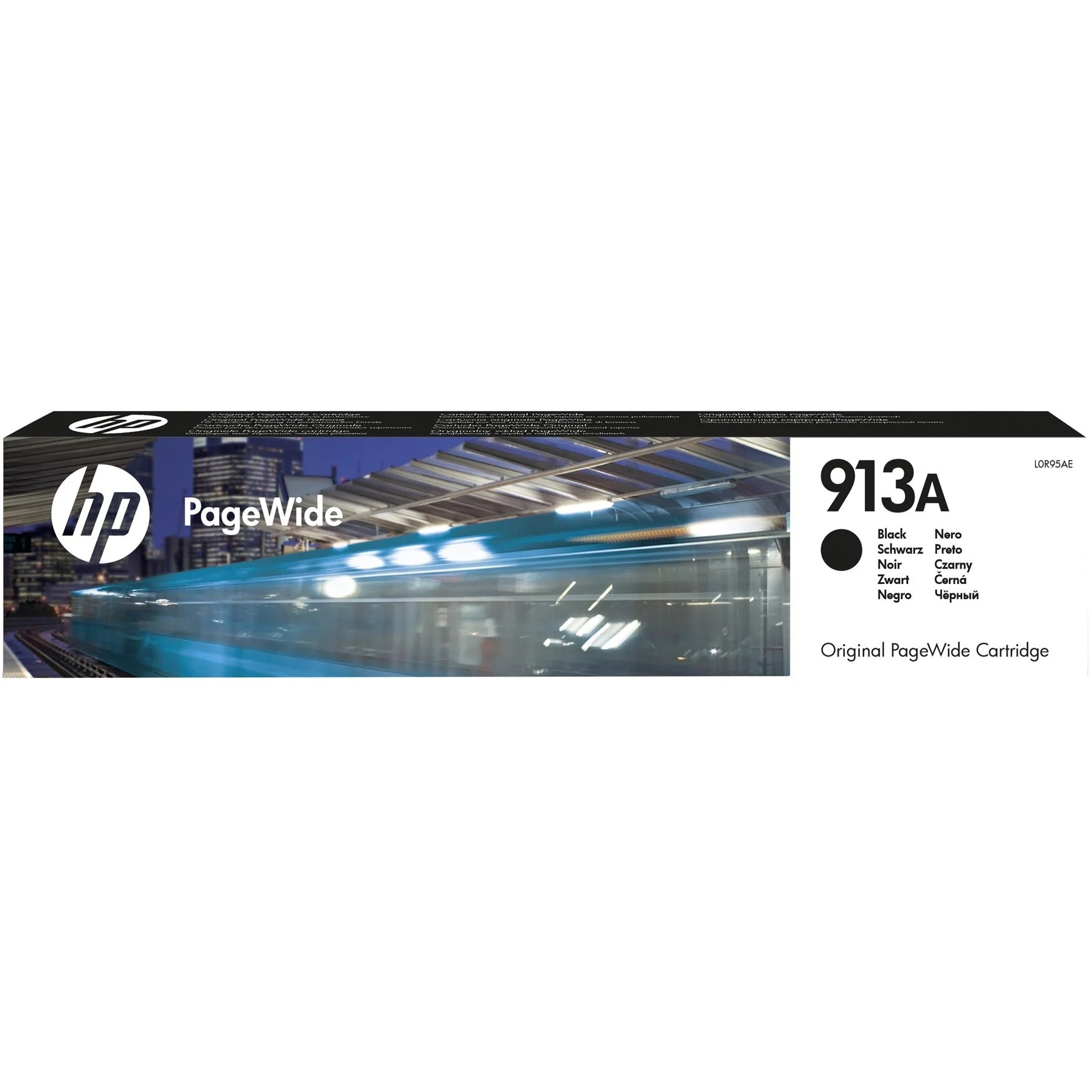 HP 913A Black Original Pagewide Ink Cartridge Page Yield 3500 (P/N L0R95AE)
