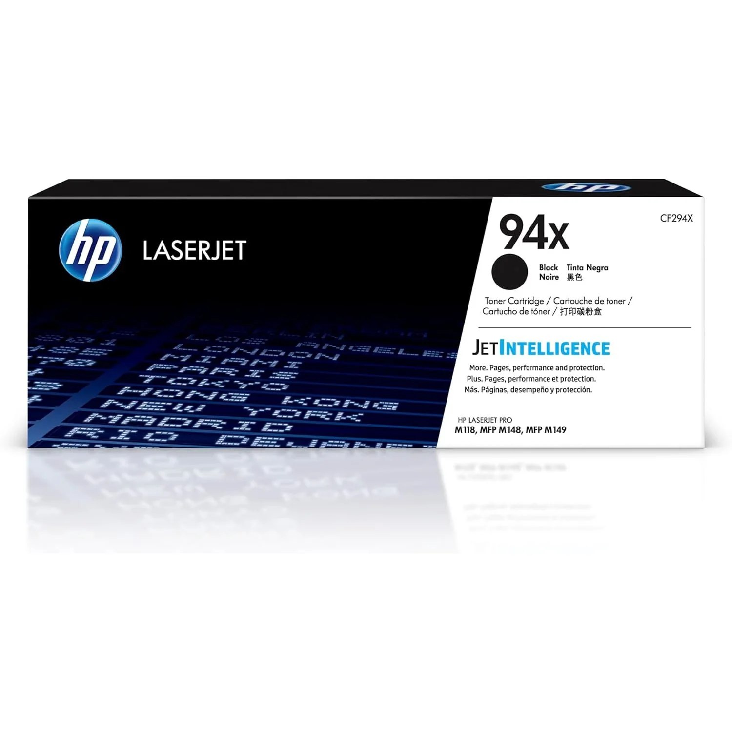 HP 94X High Yield Black Toner Cartridge CF294X