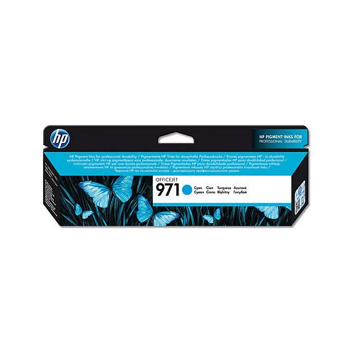 HP 971 Cyan Original Ink Cartridge Page Yield 2500 (CN622AE)