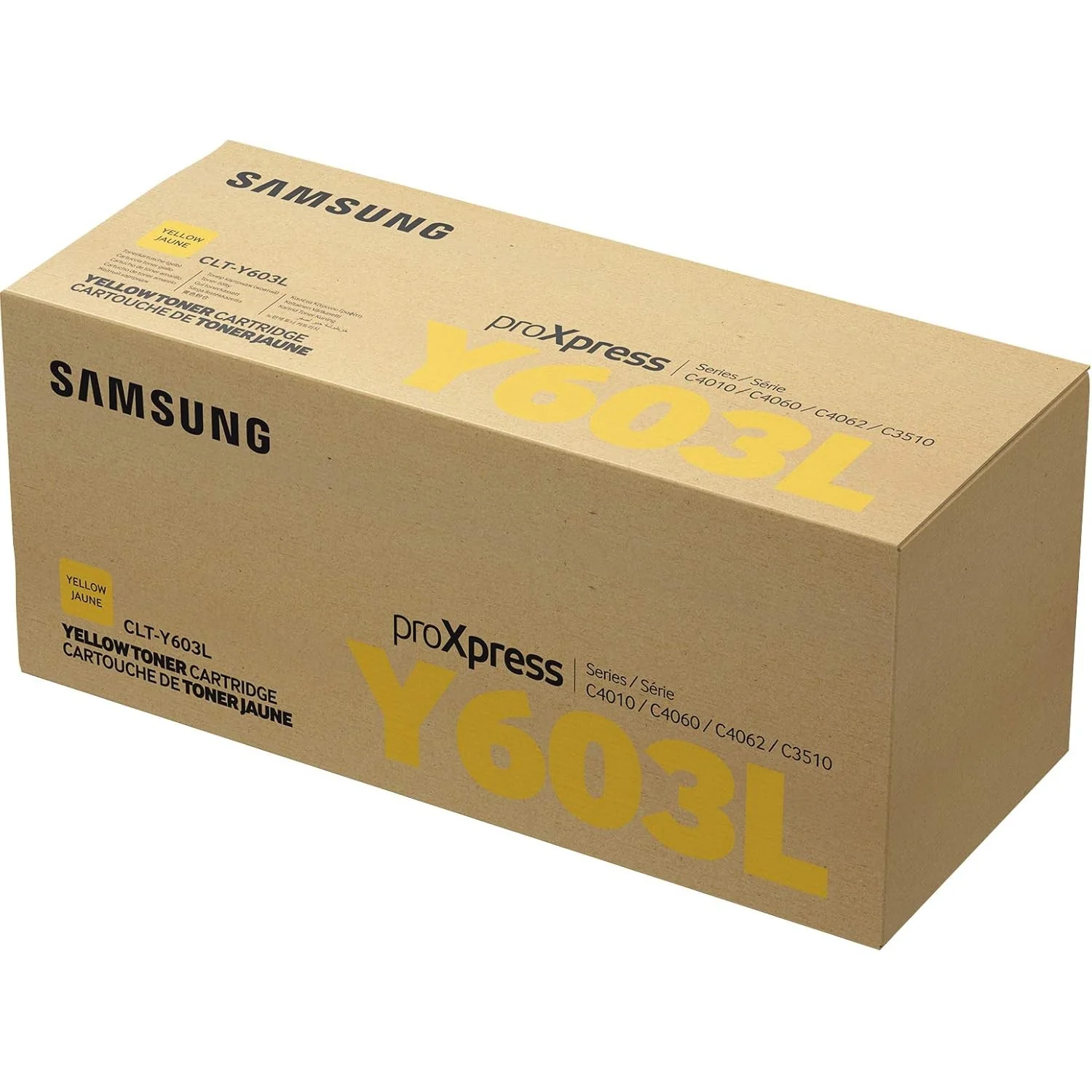Samsung CLT-Y603L High Yield Toner Cartridge, Yellow, Pack of 1